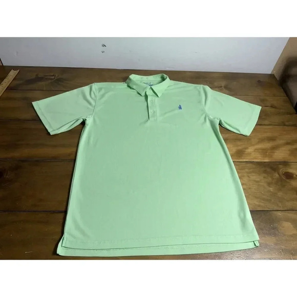 Johnnie-O Boys PREP-FORMANCE Polo Shirt Size 16 Green - Picture 1 of 9